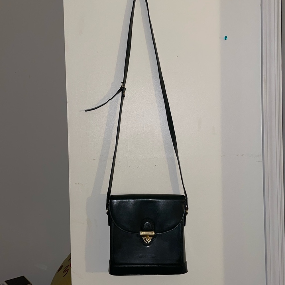 vintage dark green polo ralph lauren pristine square handbag🛍️